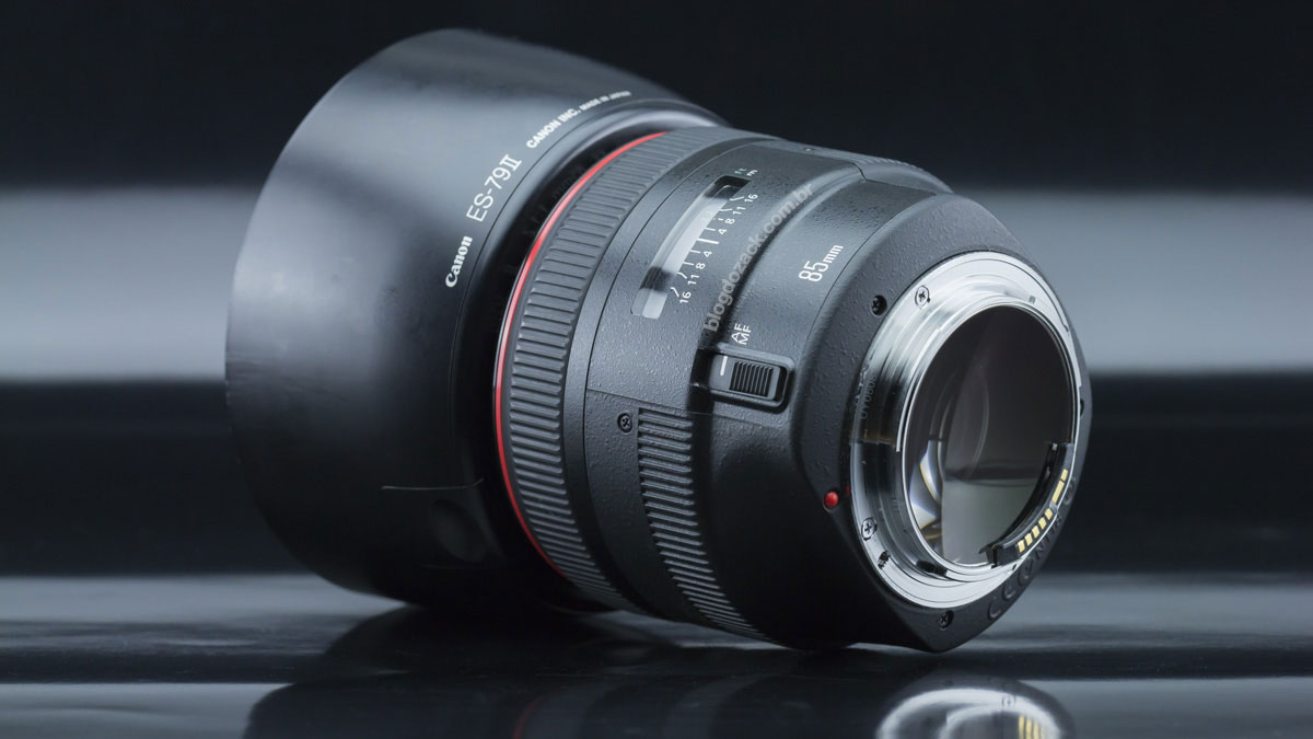 Canon EF 85mm f/1.2L II USM: Legendary portrait lens with a large aperture.