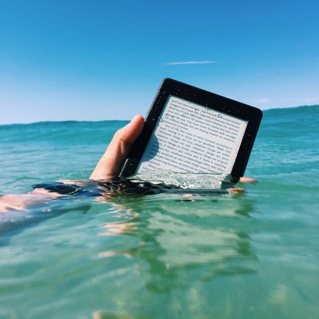 Waterproof e-books: a must for reading by the pool