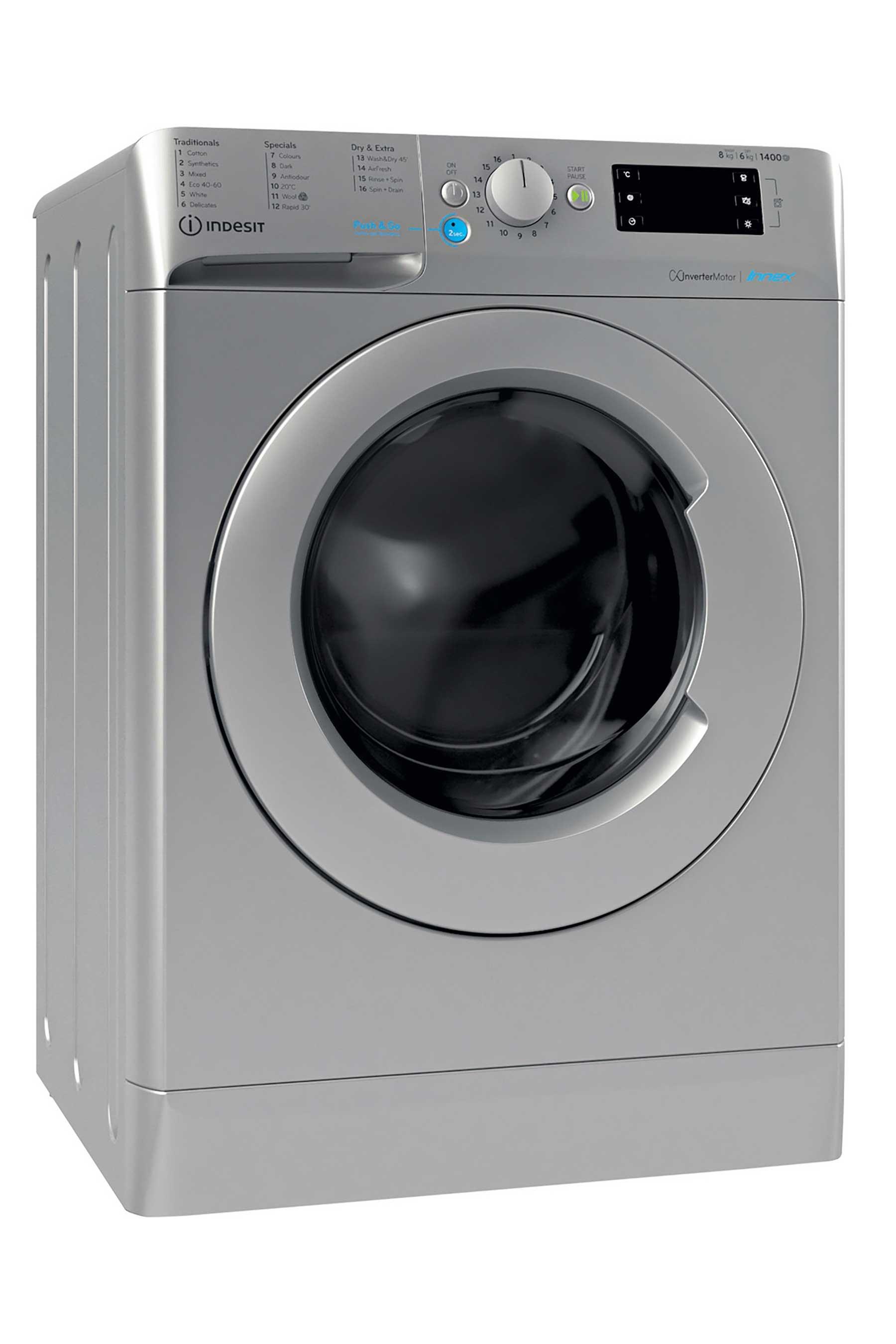 Indesit Push&Wash: פעולת כפתור אחד לכביסה פשוטה