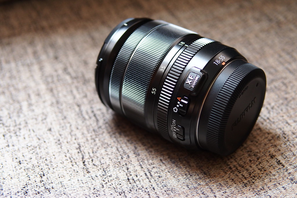 Fujifilm XF 18-55mm f/2.8-4 R LM OIS: Versatile zoom lens with optical stabilization for the X-series.