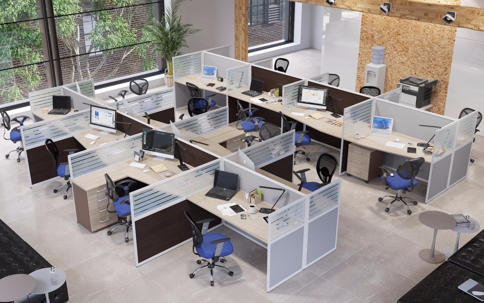 Бесшовная интеграция: максимальная совместимость офисной мебели для повышения производительности