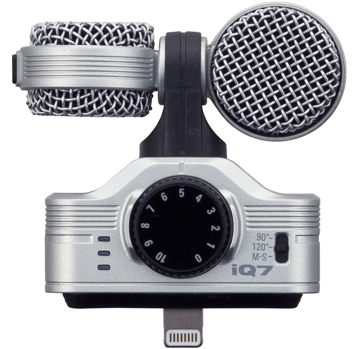 Zoom iQ7 : microphone stéréo central pour iOS