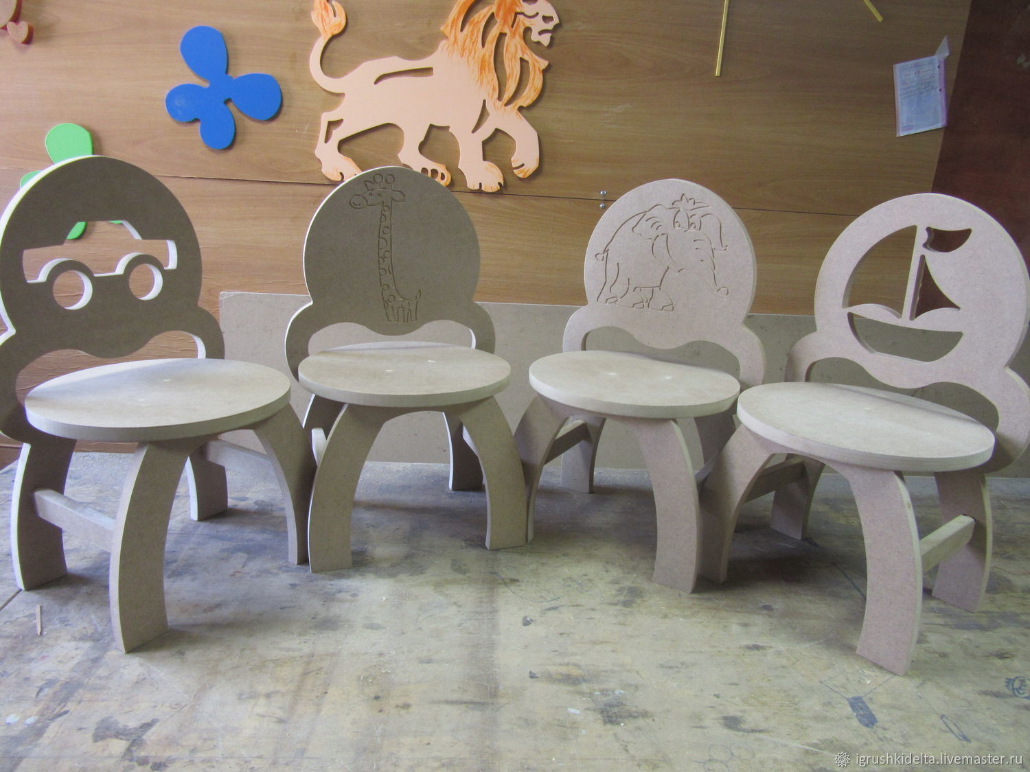 Образный комфорт: тематические стулья, вдохновляющие израильских детей на ролевые игры и сказочные приключения