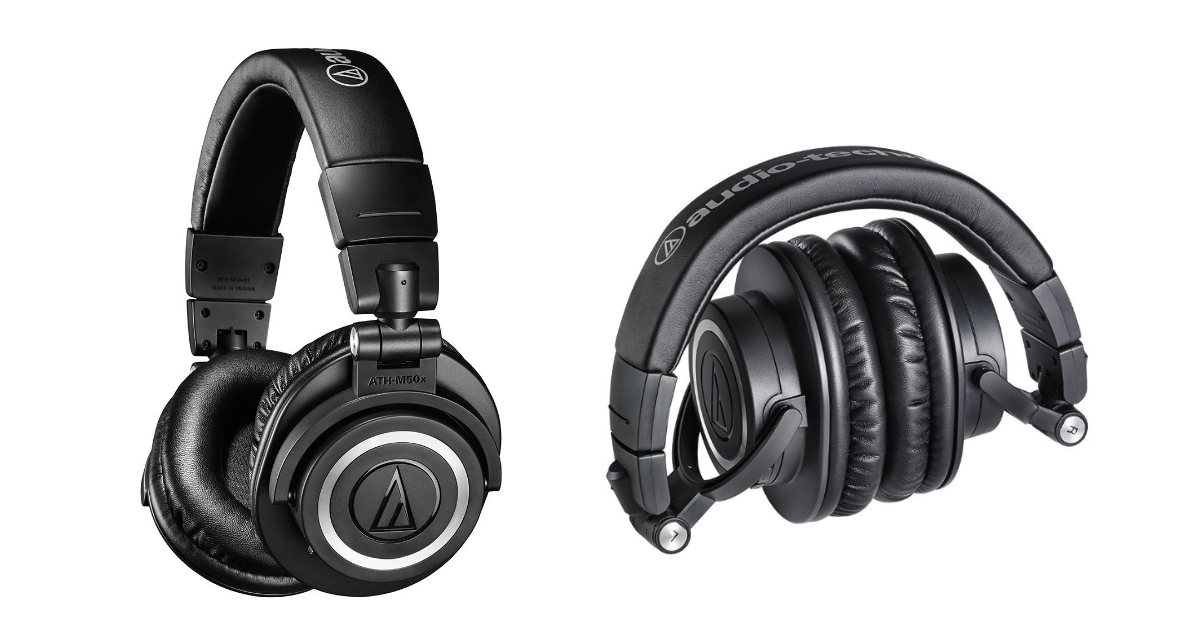 Audio-Technica ATH-M50x: אוזניות באיכות סטודיו