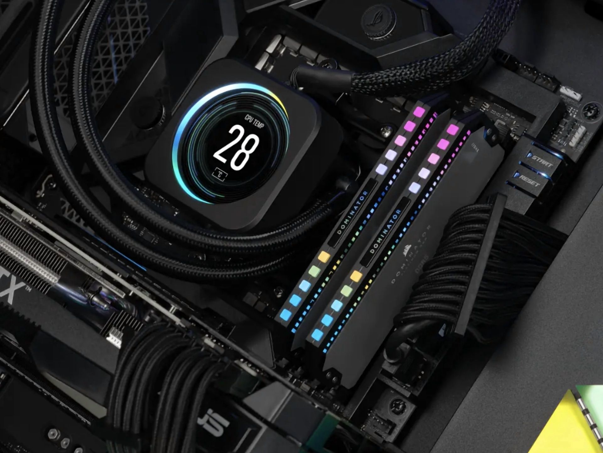 RAM Corsair Dominator Platinum RGB : performances les plus élevées