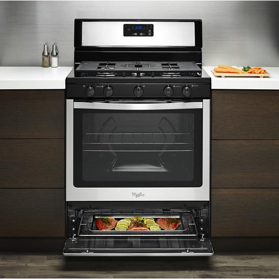 Easy Cleanup: Simplifying Maintenance with the Whirlpool WFG505M0BS Gas Range with Self-Cleaning Oven