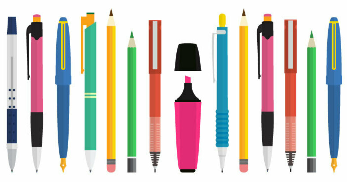 Основы письма: ручки, карандаши и маркеры для израильских студентов