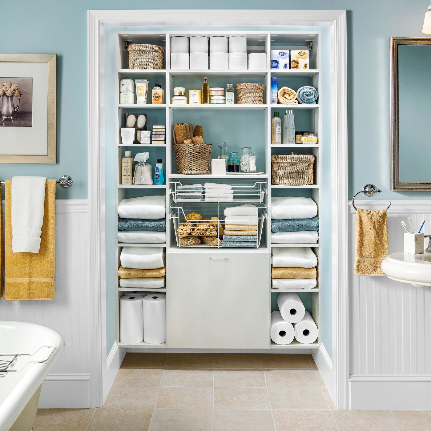 How to Choose and Buy on the Bulletin Board in Israel: Cabinets for Stylish Bathroom Storage.