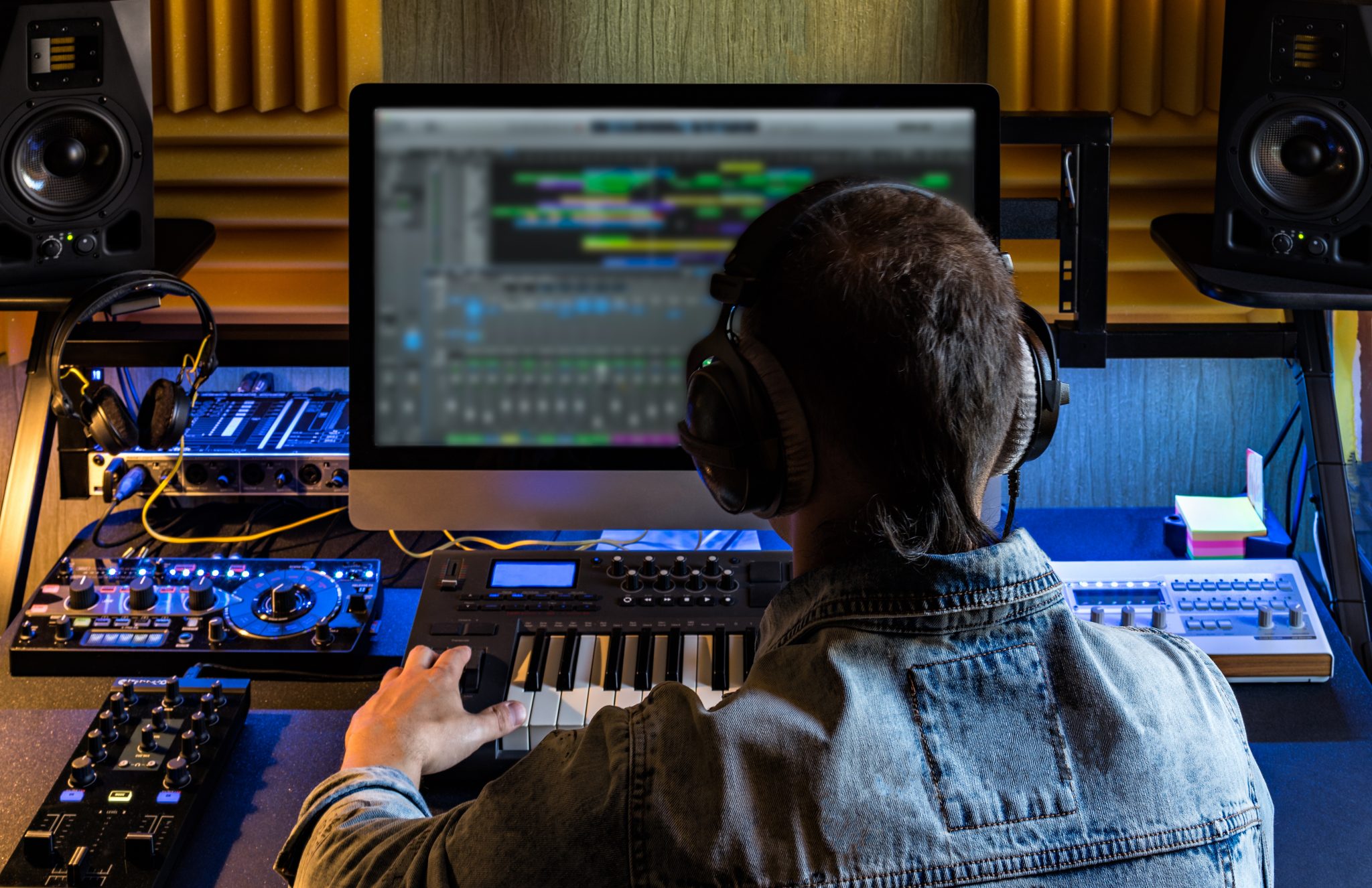 إنتاج الموسيقى: أجهزة الكمبيوتر لإنشاء الصوت.
