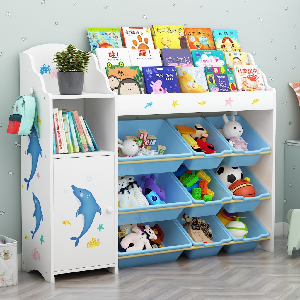 Bonheur organisé : des étagères pour les livres et jouets pour enfants israéliens