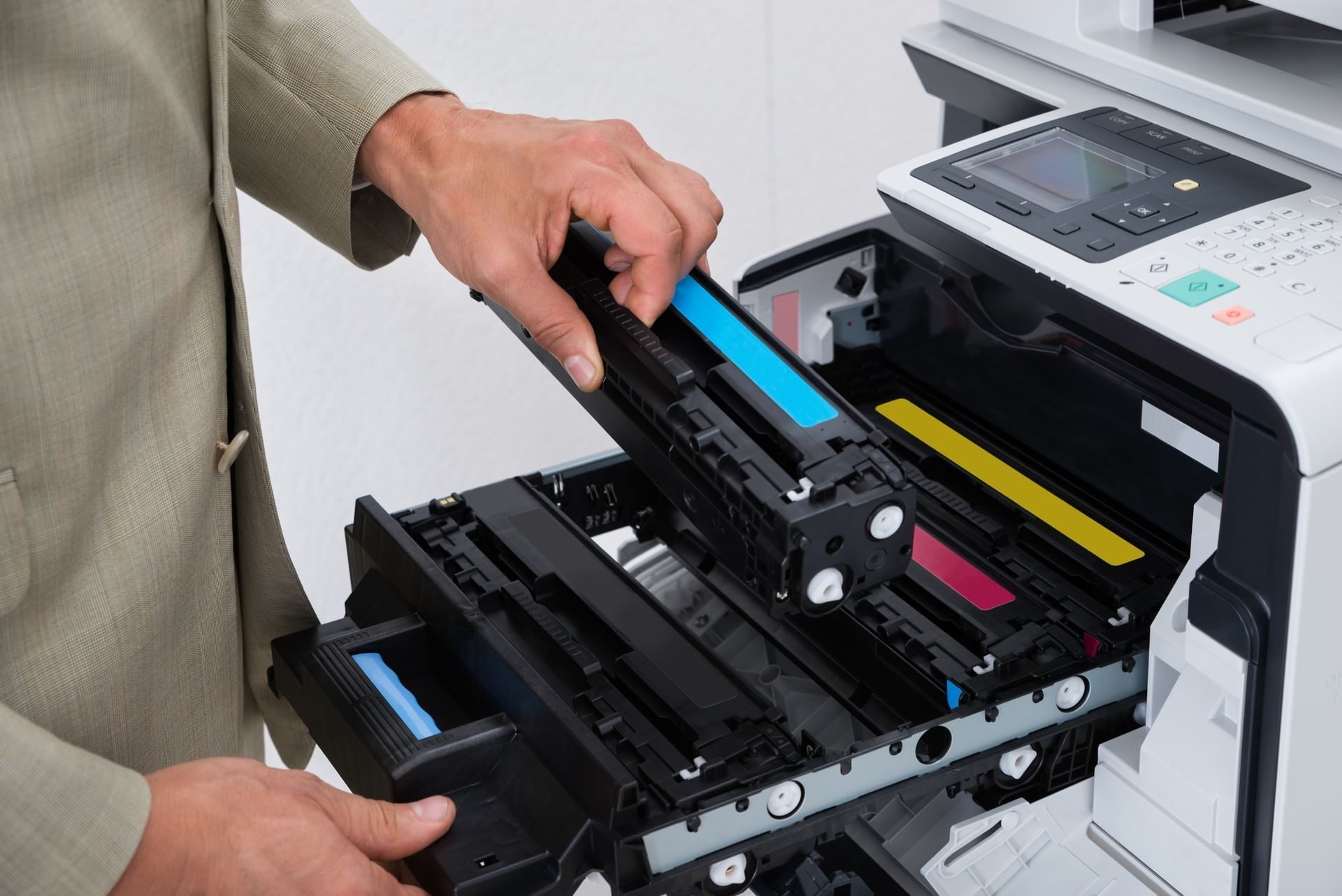 Sale of ink and cartridges for office printers in Israel