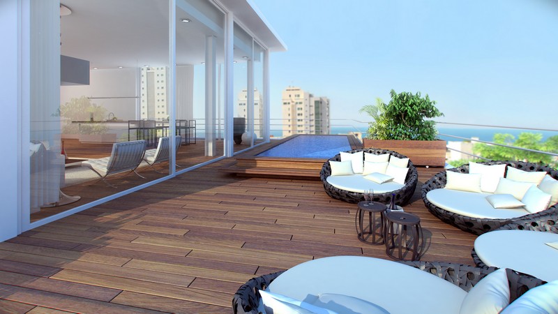 Sale of private houses with spacious terraces in Tel Aviv